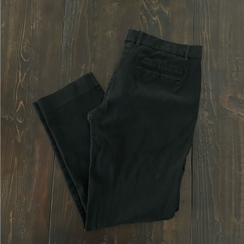 GAP  ●  Low-Waisted Straight Leg Black Pants  ●  Y2K